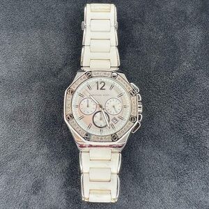 Michael Kors - White & Silver Watch RARE